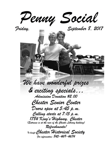 Penny Social Flyer 2017.